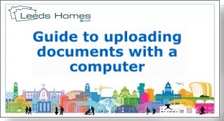 Guide to uploading documents with a computer